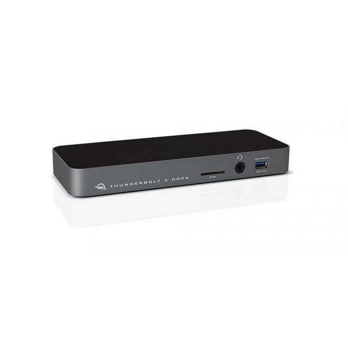 OWC Thunderbolt 3 Dock 14 Puertos 85W Carga USB 3.1 Mini DP Ethernet Lector SD/microSD Audio Mac/PC Gris Espacial 1 OWC Thunderbolt 3 Dock 14 Puertos 85W Carga USB 3.1 Mini DP Ethernet Lector SD/microSD Audio Mac/PC Gris Espacial 1