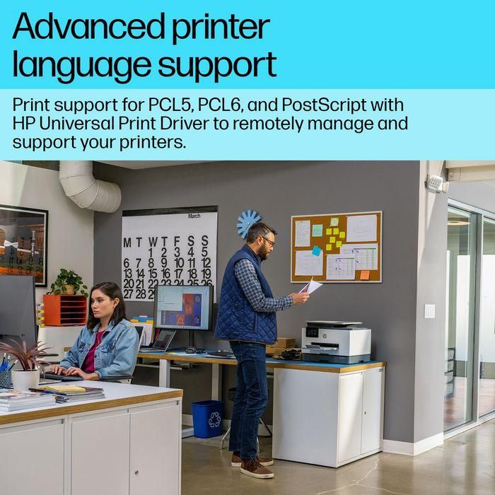 HP OfficeJet Pro 9130b All-in-One Printer Inyección de tinta térmica A4 4800 x 1200 DPI 25 ppm Wifi 7 HP OfficeJet Pro 9130b All-in-One Printer Inyección de tinta térmica A4 4800 x 1200 DPI 25 ppm Wifi 7