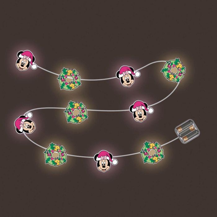 Guirnalda luz 10 led flash minnie mouse "lucky" 1 Guirnalda luz 10 led flash minnie mouse "lucky" 1