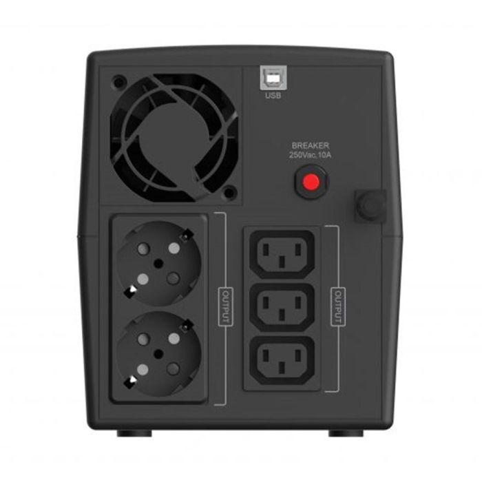 Sai Conceptronic Zeus08Em 1500 Va 900 W Schuko 2 Sai Conceptronic Zeus08Em 1500 Va 900 W Schuko 2