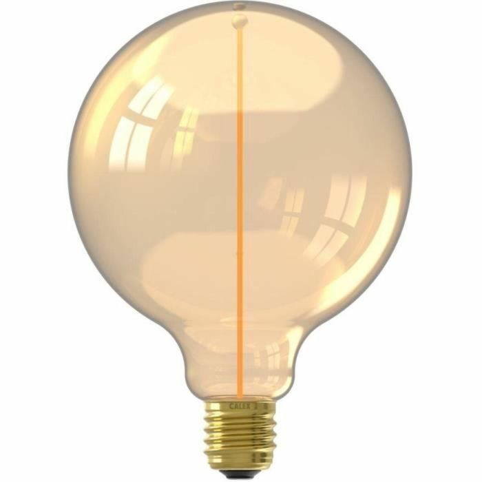 Bombilla LED E27 - CALEX - MAGNETO G125 - Filamento recto - 3,4 W - 150 lm - 1800 K - Oro 1