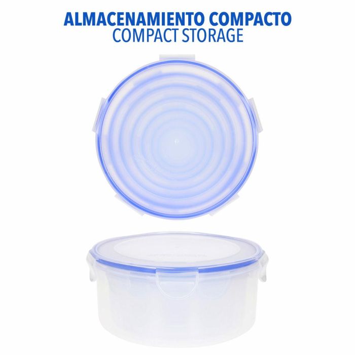Set de Recipientes de Cocina Herméticos Apilables Max Home 23 x 11 x 23 cm 6 Unidades 1 Set de Recipientes de Cocina Herméticos Apilables Max Home 23 x 11 x 23 cm 6 Unidades 1