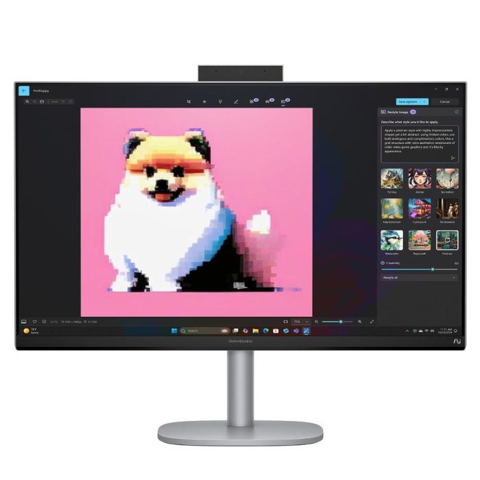 HP All In One 27-CS1008NS Ordenador 27" Intel® Core™ Ultra 5 226V 16GB RAM 1TB SSD Plata Meteoro 7