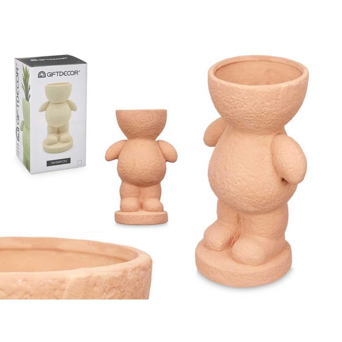 Figura Hombre Jarron Peq Teja Giftdecor 16X25CM (6 Unidades) Figura Hombre Jarron Peq Teja Giftdecor 16X25CM (6 Unidades)