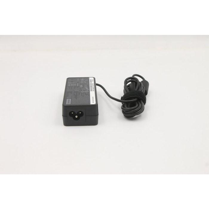 Lenovo 65W AC adapter with slim tip connector, 100-240V input, rectangular design, 89% efficiency, compatible with Lenovo devices. 3 Lenovo 65W AC adapter with slim tip connector, 100-240V input, rectangular design, 89% efficiency, compatible with Lenovo devices. 3