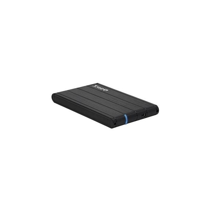 TooQ TQE-2530B Caja Externa Disco Duro 2.5" USB 3.1 Gen 1 (5Gbps) SATA I/II/III hasta 4TB UASP Aluminio Negro TooQ TQE-2530B Caja Externa Disco Duro 2.5" USB 3.1 Gen 1 (5Gbps) SATA I/II/III hasta 4TB UASP Aluminio Negro