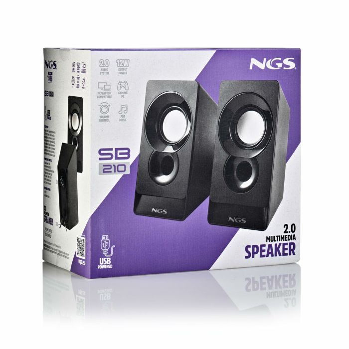 Altavoces NGS SB210 Negro 12 W 6 Altavoces NGS SB210 Negro 12 W 6