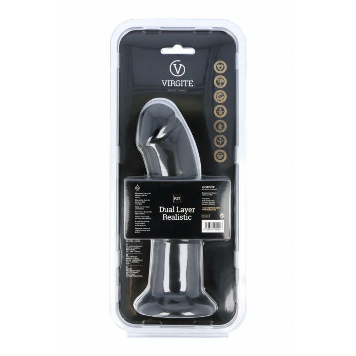 Consolador Realista Virgite R27 Negro 21 cm 3 Consolador Realista Virgite R27 Negro 21 cm 3