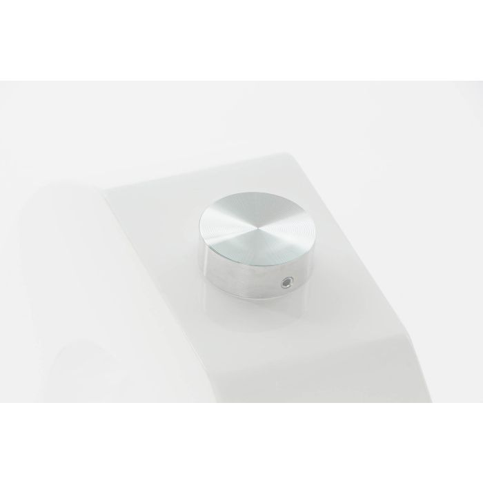 DKD Home Decor Mesa Centro Moderno Blanco Transparente Cristal y MDF 60 x 45 x 110 cm 2