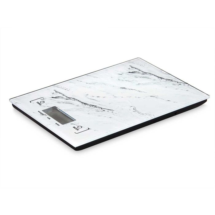 Báscula Digital Kinvara 5kg Diseño Mármol 14x20 cm (12 Unidades) 1 Báscula Digital Kinvara 5kg Diseño Mármol 14x20 cm (12 Unidades) 1