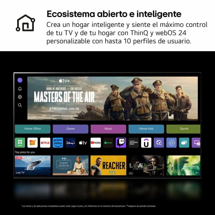 Smart TV LG OLED42C45LA.AEU 4K Ultra HD 42" HDR OLED 120 Hz 25