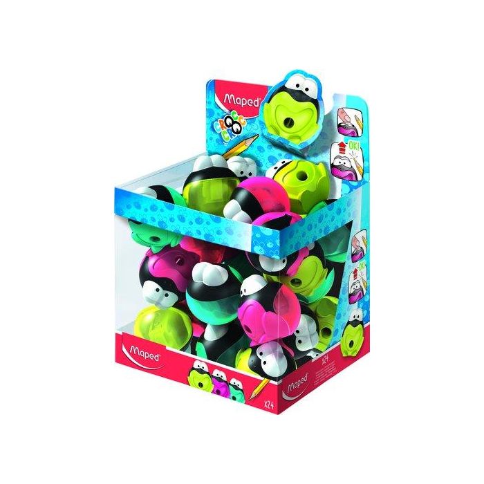 Afilalapiz Maped Croc-Croc Signal 1 Orificio Expositor De 24