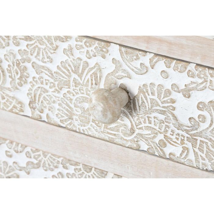 Comoda Romantico DKD Home Decor Blanco Natural 41 x 75 x 145 cm 3