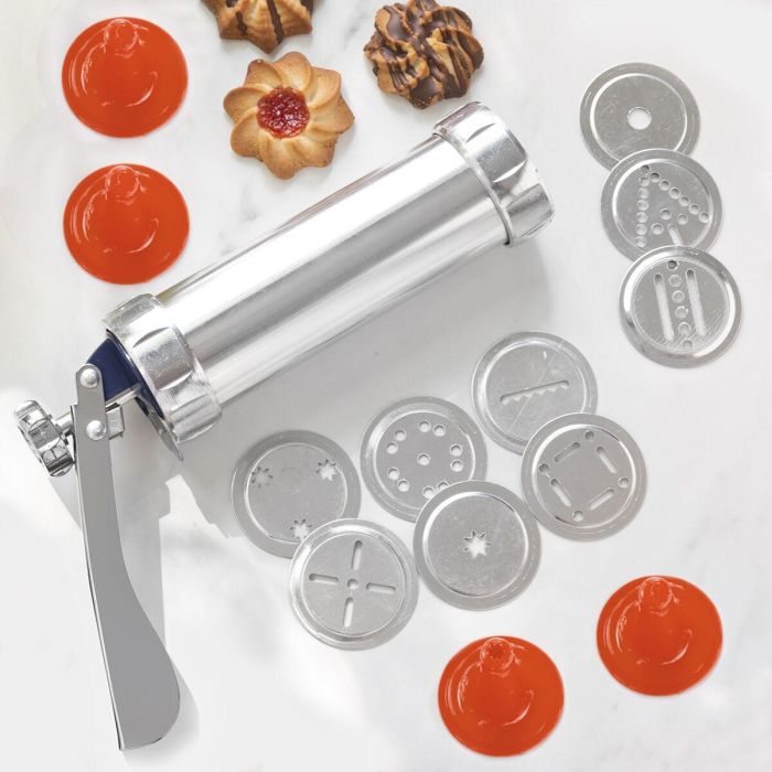 Máquina para Hacer Galletas y Manga Pastelera 2 en 1 Prekies InnovaGoods 2 Máquina para Hacer Galletas y Manga Pastelera 2 en 1 Prekies InnovaGoods 2