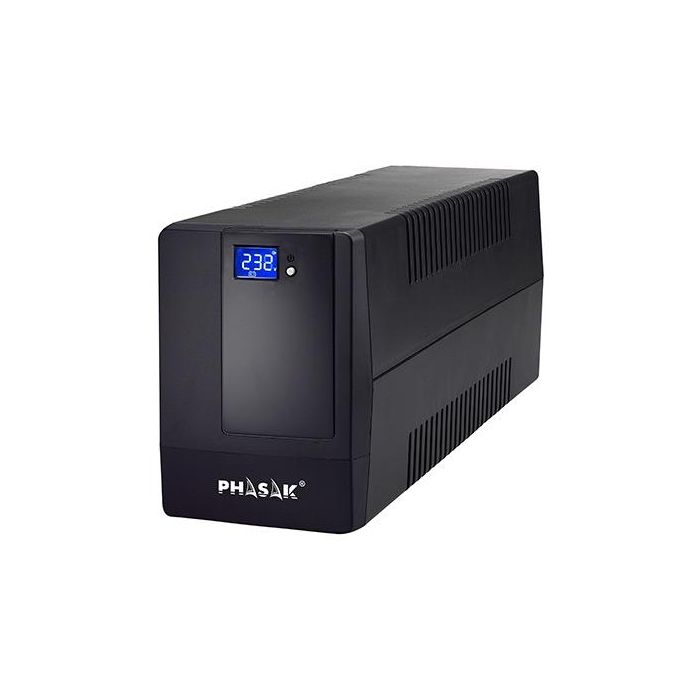 Phasak SAI UPS PHASAK 2000VA DISPLAY LCD AVR 2XSCHUKO PH 9420 - Protección para equipos electrónicos Phasak SAI UPS PHASAK 2000VA DISPLAY LCD AVR 2XSCHUKO PH 9420 - Protección para equipos electrónicos