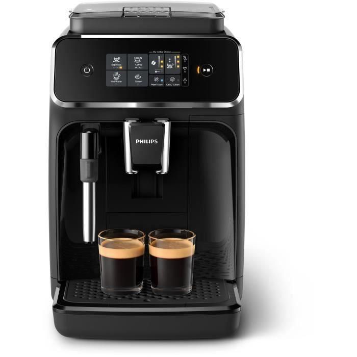 Molinillo para máquina de café espresso automática - PHILIPS - EP2225/10 - 1500 W - 275 g de granos - Negro mate Molinillo para máquina de café espresso automática - PHILIPS - EP2225/10 - 1500 W - 275 g de granos - Negro mate
