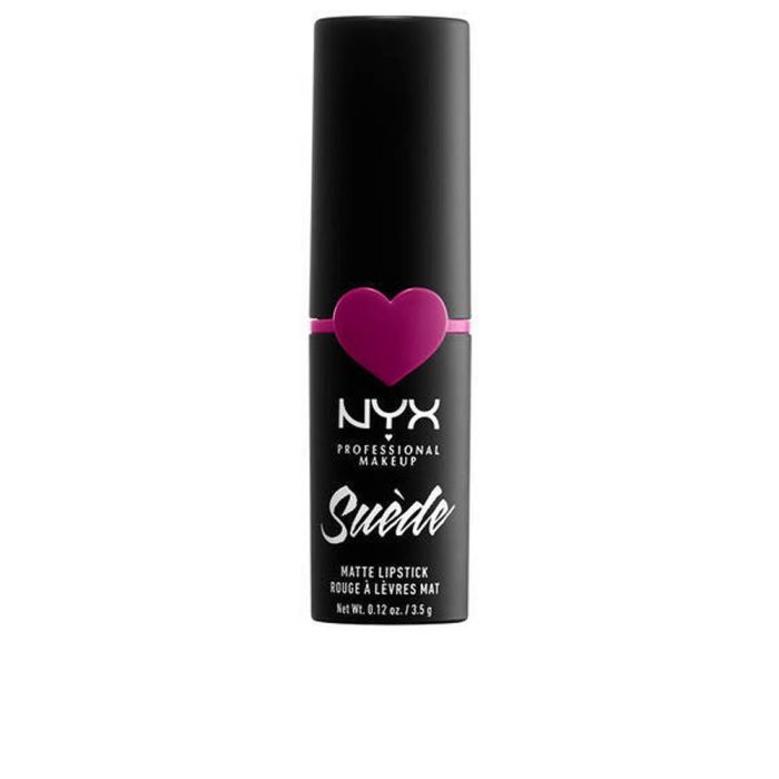Nyx Professional Make Up SUEDE matte lipstick #copenhagen Barra de Labios Mate Acabado Polvado y Pigmentación Completa 1