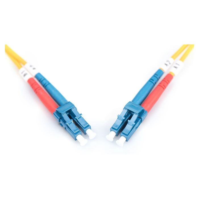 Digitus LWL Patchkabel LC -> LC 1.00m Singlemode Duplex OS2 Cable de Fibra Óptica Monomodo Amarillo 2