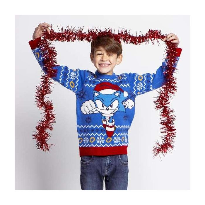 Jersey Unisex Sonic Azul 12 Años 3 Jersey Unisex Sonic Azul 12 Años 3