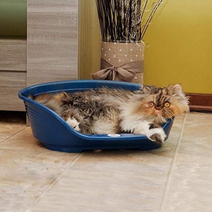 FERPLAST Cesta Siesta Deluxe 2 - 49x36x17,5 cm - Gris oscuro - Para perros y gatos 3 FERPLAST Cesta Siesta Deluxe 2 - 49x36x17,5 cm - Gris oscuro - Para perros y gatos 3