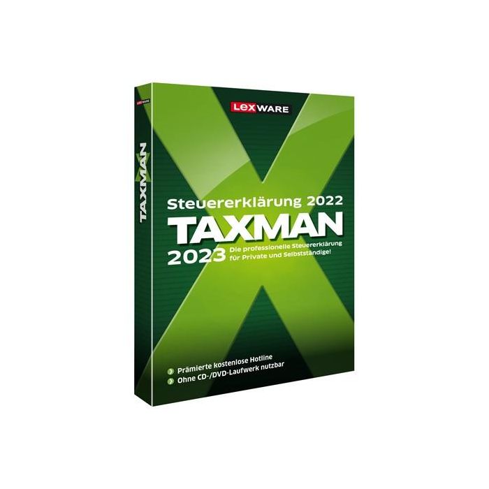 Lexware TAXMAN 2023 - 1 Device. bis zu 5 Steuererklärungen - ESD-DownloadESD 0 Lexware TAXMAN 2023 - 1 Device. bis zu 5 Steuererklärungen - ESD-DownloadESD 0