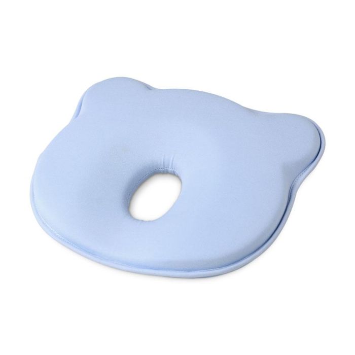 KioKids Almohada Ergonómica Anti-Plagiocefalia para Bebés Recién Nacidos, con Cavidad Central y Tejido Algodón 100% Azul 2 KioKids Almohada Ergonómica Anti-Plagiocefalia para Bebés Recién Nacidos, con Cavidad Central y Tejido Algodón 100% Azul 2