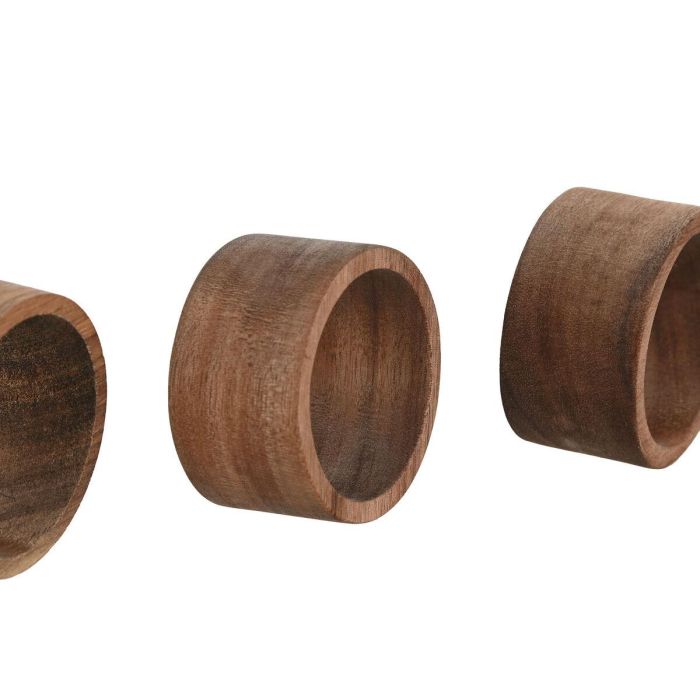 Servilletero Basicos DKD Home Decor Natural 5.5 x 3 x 5.5 cm Set de 4 3 Servilletero Basicos DKD Home Decor Natural 5.5 x 3 x 5.5 cm Set de 4 3