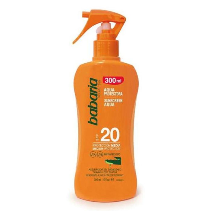Babaria Protector agua spray SPF20 300 ml vaporizador Babaria Protector agua spray SPF20 300 ml vaporizador