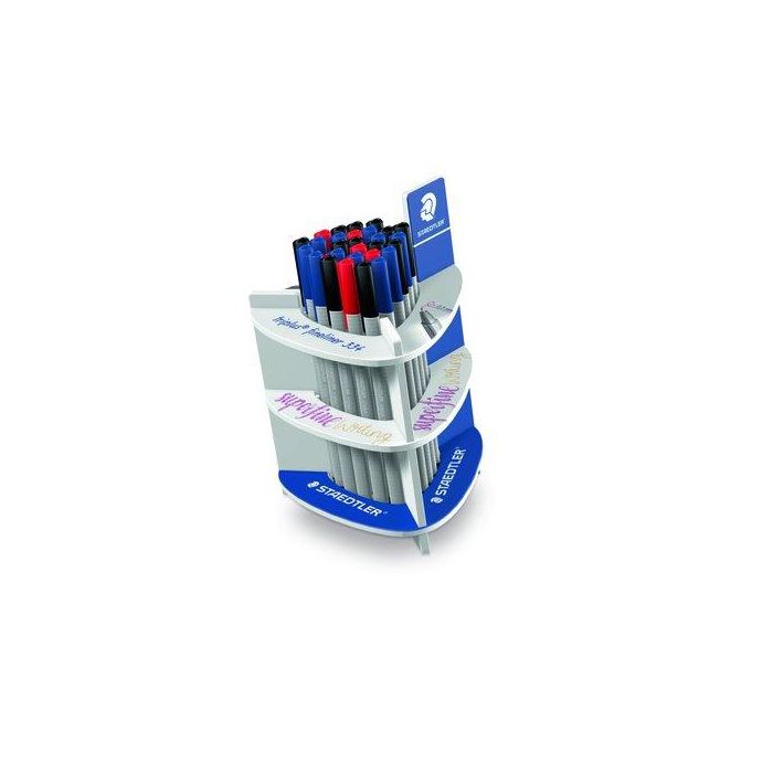 Rotulador Fibra Staedtler 334 Triplus Fineliner Expositor De 30