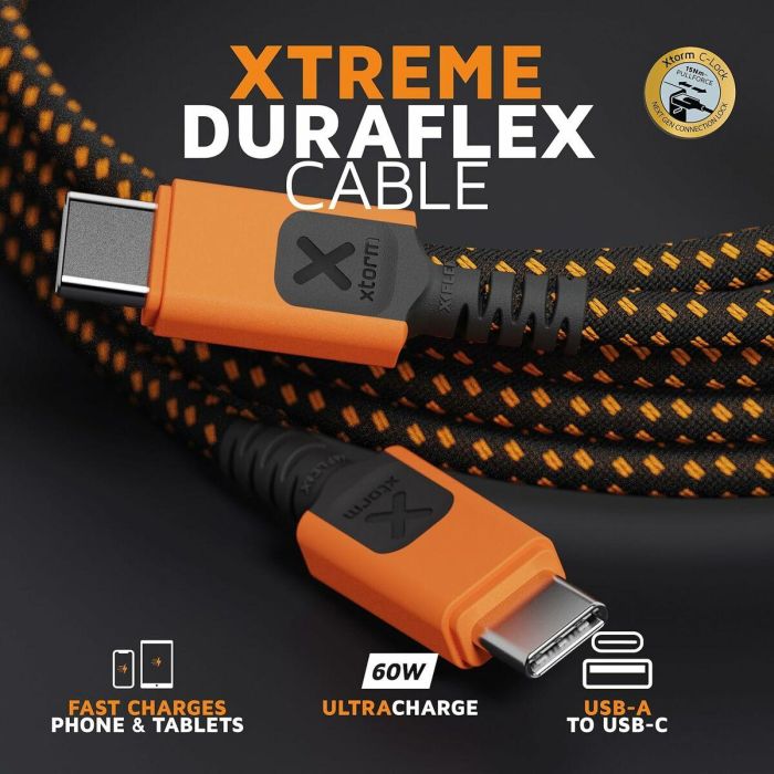 Cable USB Xtorm CXX2003 Naranja 6
