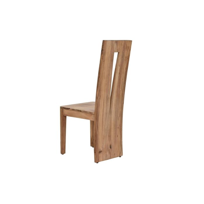 DKD Home Decor Silla Moderna de Comedor de Madera de Acacia Natural Pack de 2 Unidades Hecha a Mano con Altura de Asiento 46 cm 3 DKD Home Decor Silla Moderna de Comedor de Madera de Acacia Natural Pack de 2 Unidades Hecha a Mano con Altura de Asiento 46 cm 3