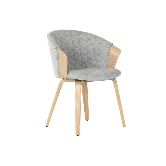 Silla Scandi DKD Home Decor Gris 57.5 x 75 x 60 cm