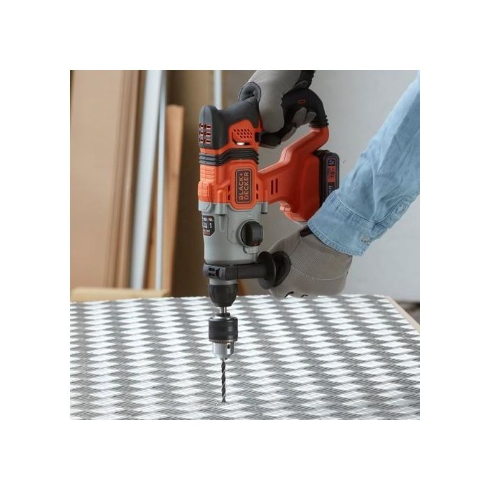 Black&Decker Akku-Kombihammer SDS-pl.18V.2x2.5Ah BCD900E2K 18