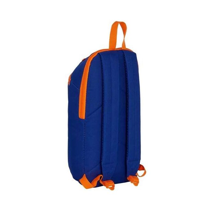 Safta Mini Mochila Valencia Basket 22x39x10cm Azul y Naranja 5