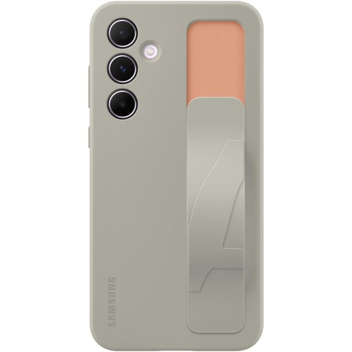 Samsung Funda Standing Grip para Galaxy A55 5G, Carcasa protectora con soporte de sobremesa, Resistente a golpes y rayones, Gris 2 Samsung Funda Standing Grip para Galaxy A55 5G, Carcasa protectora con soporte de sobremesa, Resistente a golpes y rayones, Gris 2