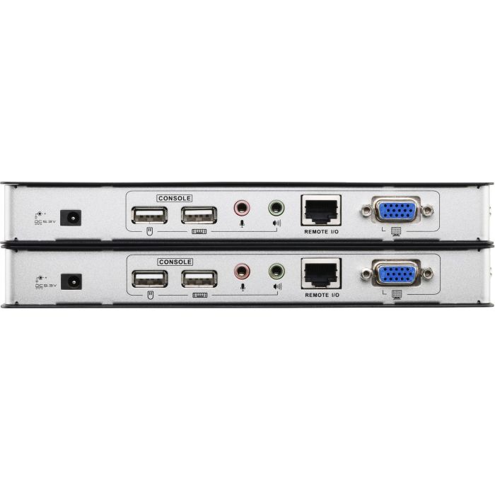 Aten CE750A Extensor KVM Transmisor y Receptor Alámbrico hasta 200m VGA USB 2