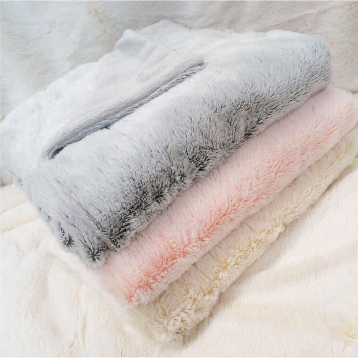 DOMIVA Manta de nieve con forro micro-suave - 75 x 100 cm - Leche de fresa 1 DOMIVA Manta de nieve con forro micro-suave - 75 x 100 cm - Leche de fresa 1