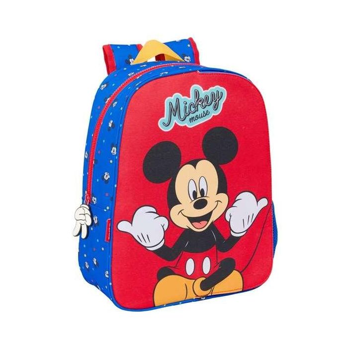 Mochila Safta Infantil Adaptable A Carro Front-Inter Mickey Mouse Good Day 340x260x110 mm Mochila Safta Infantil Adaptable A Carro Front-Inter Mickey Mouse Good Day 340x260x110 mm