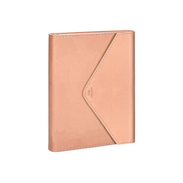 Agenda Encuadernada Liderpapel Psara A5 2025 Dia Pagina Color Rosa Nude Papel 70 gr 3