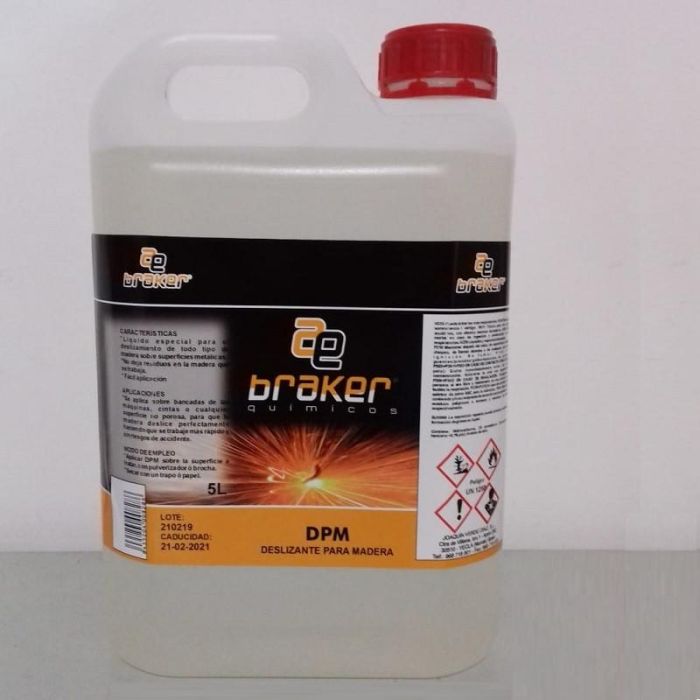 Braker Deslizante Concentrado para Madera Sin Silicona 5 Litros