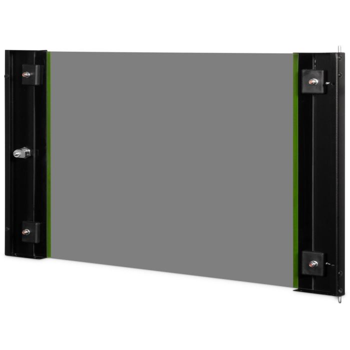 Digitus DN-19 07-U Puerta frontal de cristal para armario mural 7U de 19", Vidrio/Metal, Negro con cierre 3