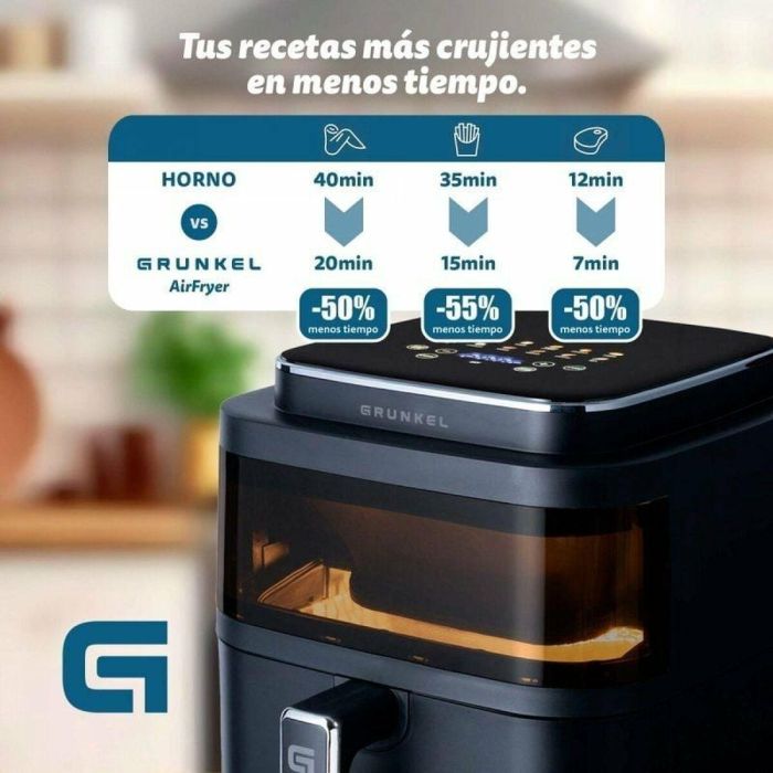 Freidora de Aire Grunkel Light Fryer 1400 W 6 L Negro 4