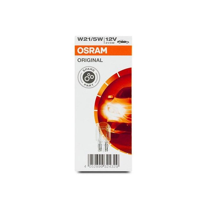 Osram 7515 W3x16Q Bombilla 12V 21/5W W21/5W W3x16q Luz de Posición y Señal, Paquete de 10 Unidades 2