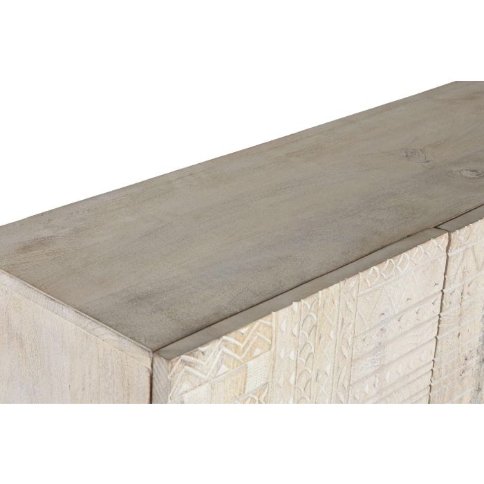 DKD Home Decor Armario Indio Desmontable Blanco Negro de Mango y Metal, 180 cm Ancho x 40 cm Fondo x 160 cm Alto, 4 Puertas, 2 Cajones 6 DKD Home Decor Armario Indio Desmontable Blanco Negro de Mango y Metal, 180 cm Ancho x 40 cm Fondo x 160 cm Alto, 4 Puertas, 2 Cajones 6