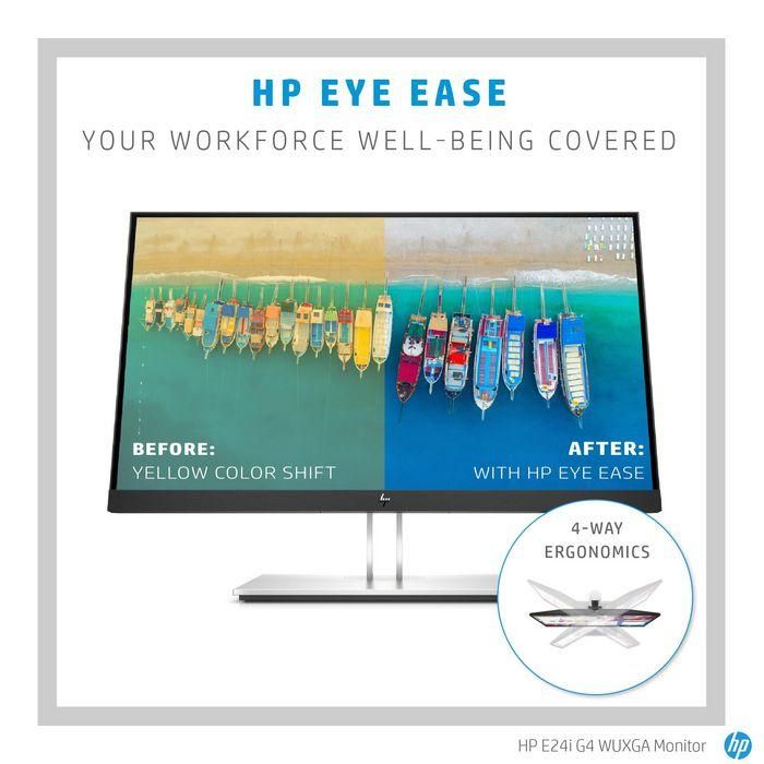 HP 61.0cm (24") WUXGA 1920 x 1200 IPS, 16:10, 250cd/m², 5ms, 178°/178°, 1000:1 9 HP 61.0cm (24") WUXGA 1920 x 1200 IPS, 16:10, 250cd/m², 5ms, 178°/178°, 1000:1 9