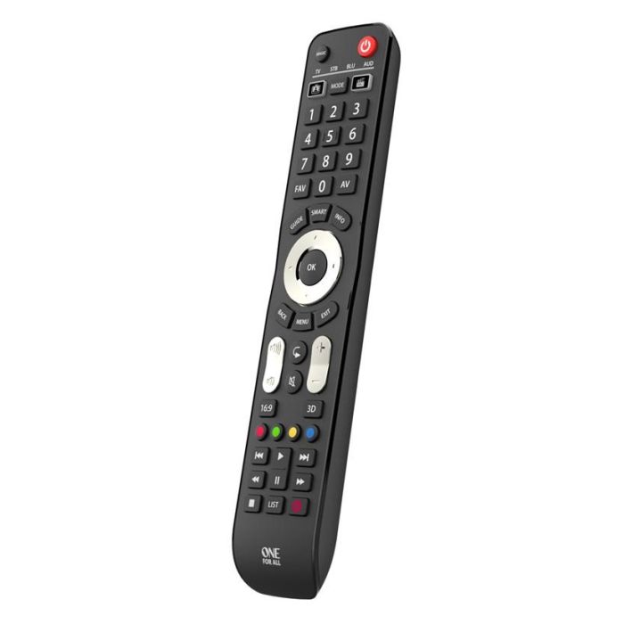 One For All URC7145 Mando Universal 4 Dispositivos Smart TV Evolve 4, Control para Netflix, Amazon Prime, YouTube 1 One For All URC7145 Mando Universal 4 Dispositivos Smart TV Evolve 4, Control para Netflix, Amazon Prime, YouTube 1