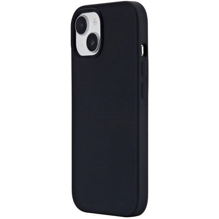 eSTUFF INFINITE ROME - Funda Magnética de Silicona Reciclada para iPhone 15 - Negra - 81% material reciclado 3