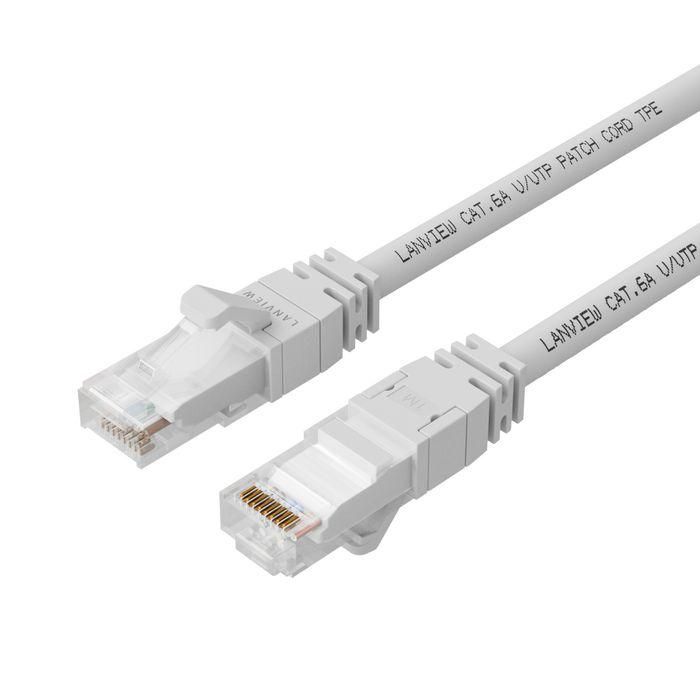 Lanview SmartClick Cable de Red CAT6A S/FTP 5m Blanco LSZH Alta Flexibilidad Lanview SmartClick Cable de Red CAT6A S/FTP 5m Blanco LSZH Alta Flexibilidad