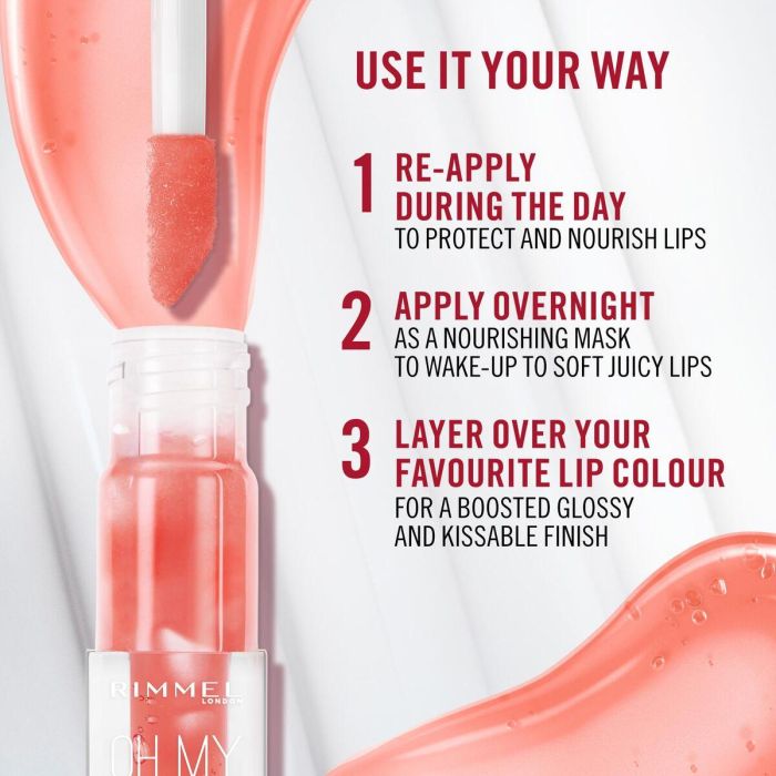 Pintalabios Rimmel London OH MY GLOSS! 4,5 ml 1 Pintalabios Rimmel London OH MY GLOSS! 4,5 ml 1