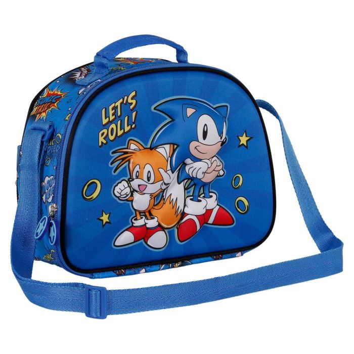 Bolsa portameriendas 3D Lets Roll Sonic The Hedgehog 1